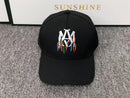Boné Amiri Trucker AM Paint Drip Logo Preto