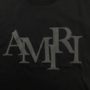 Camiseta Amiri Staggered Logo Preto