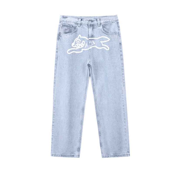 Calça Icecream Check Lined Denim jeans