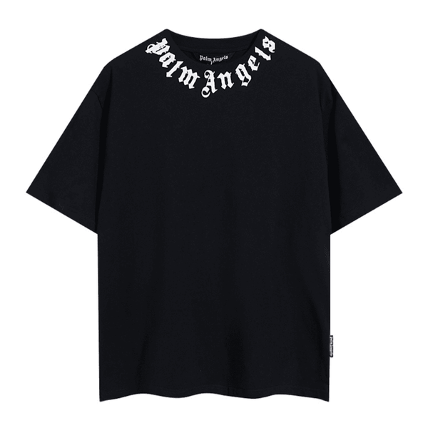 Camiseta Palm Angels Neck Logo Black