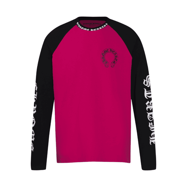 Chrome Hearts Horseshoe Baseball Preta/Rosa