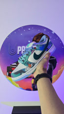 Dunk Low Sb X Futura Laboratories - White And Geode Teal (PRONTA ENTREGA)