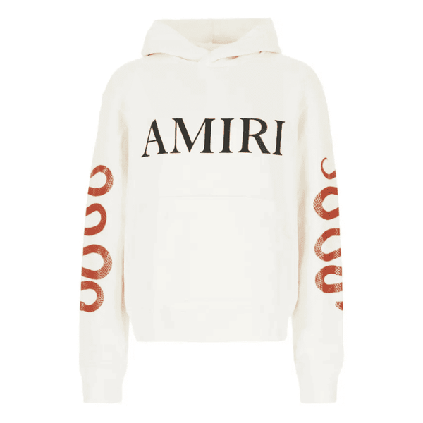 Moletom Amiri Snake Logo Branco