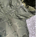 Jaqueta Gucci GG Canvas Jumbo Puffer Verde