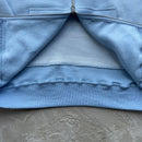 Jaqueta Corteiz Hybrid Knit Alcatraz Azul