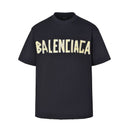 Camiseta Balenciaga Tape Type Preta
