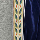 Conjunto Casablanca Veludo Logo Azul