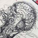 Camiseta Hellstar Human Development White Cream