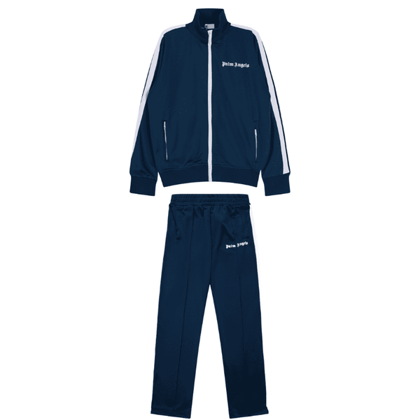 Conjunto Palm Angels Logo Tracksuit Blue Marine