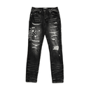 Calça Amiri Black Patch Jeans
