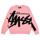 Stussy Stock Sweater Pink