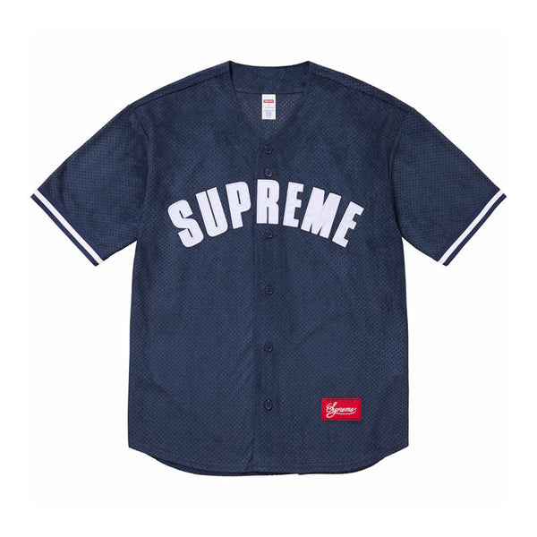 Camiseta Supreme Ultrasuede Mesh Baseball Azul