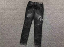 Calça Amiri Black Patch Jeans