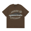 Camiseta Broken Planet Space Trails Mocha Brown