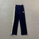 Conjunto Casablanca Veludo Logo Azul