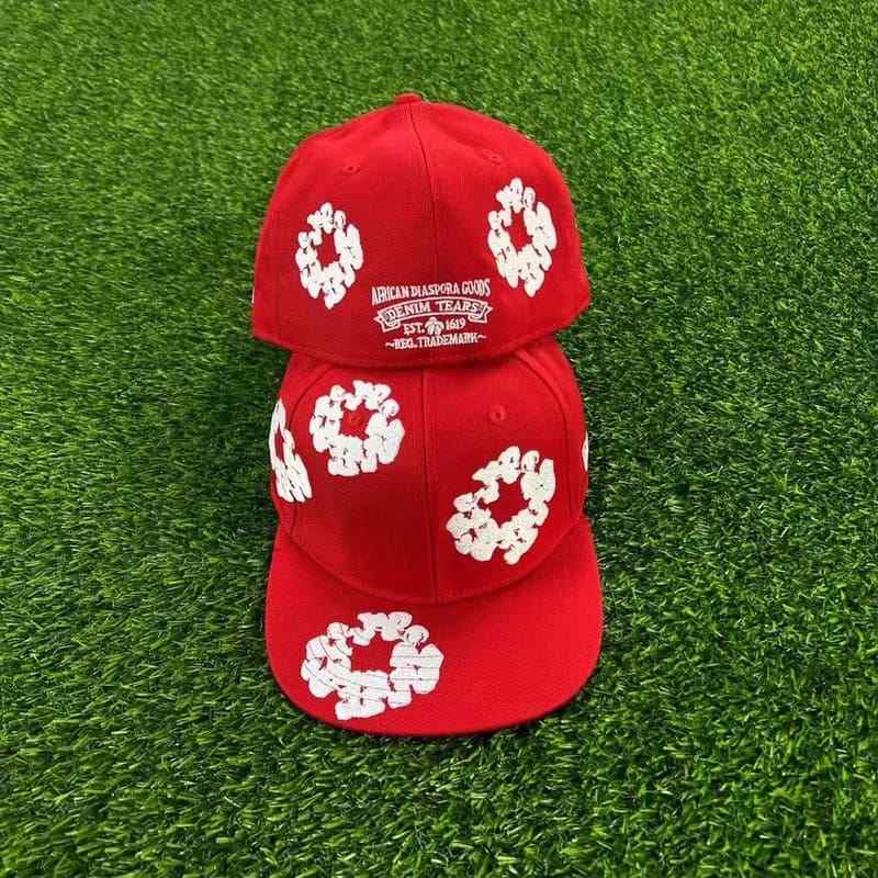 Boné Denim Tears Vermelho