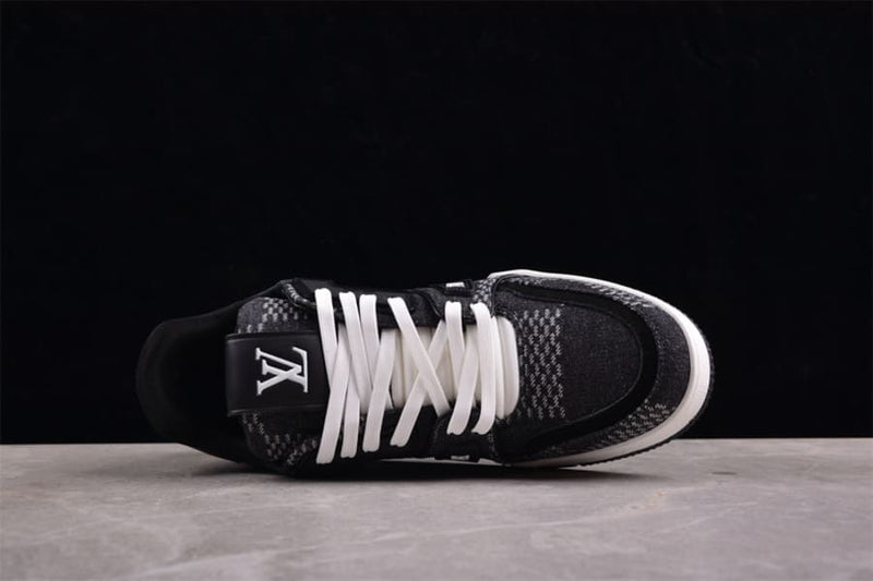 Louis Vuitton LV Trainer Black Damier 3D Denim