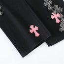 Calça Chrome Hearts Jeans Cross Patch Fleurknee