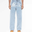 Calça Icecream Check Lined Denim jeans