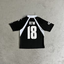 Camiseta Corteiz Alcatraz Football Preta