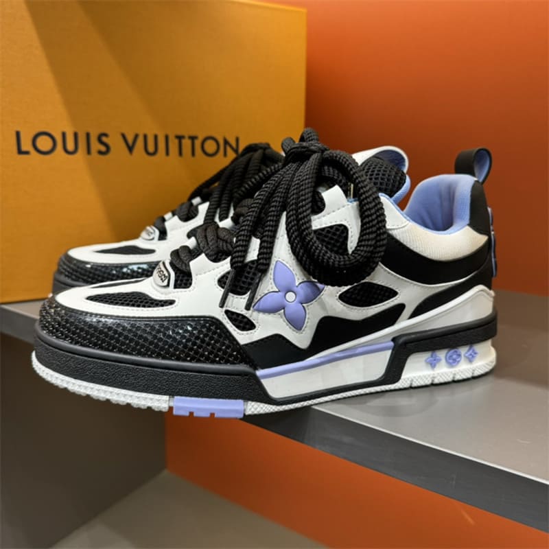 Louis Vuitton LV Skate Black White Light Blue