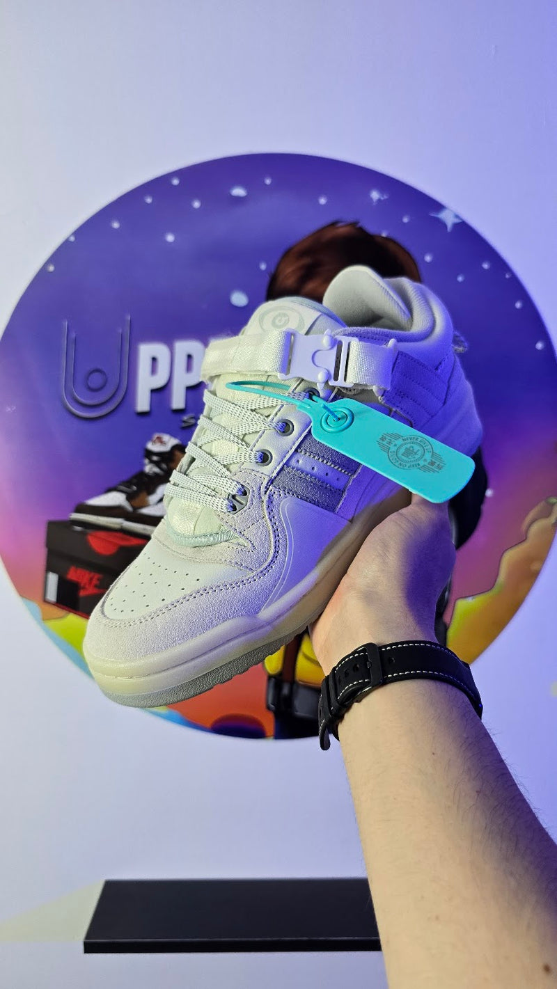 Adidas Forum x Bad Bunny 84 Blucke Low ''White'' (PRONTA ENTREGA)