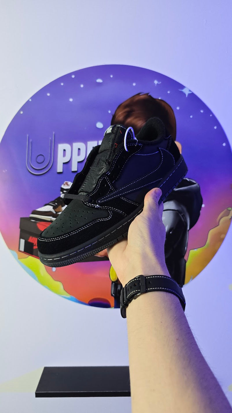 Nike Air Jordan 1 Low x Travis Scott "Black Phantom" (PRONTA ENTREGA)