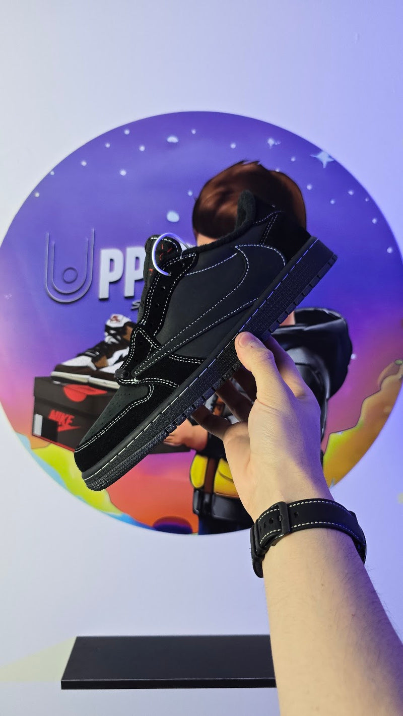 Nike Air Jordan 1 Low x Travis Scott "Black Phantom" (PRONTA ENTREGA)