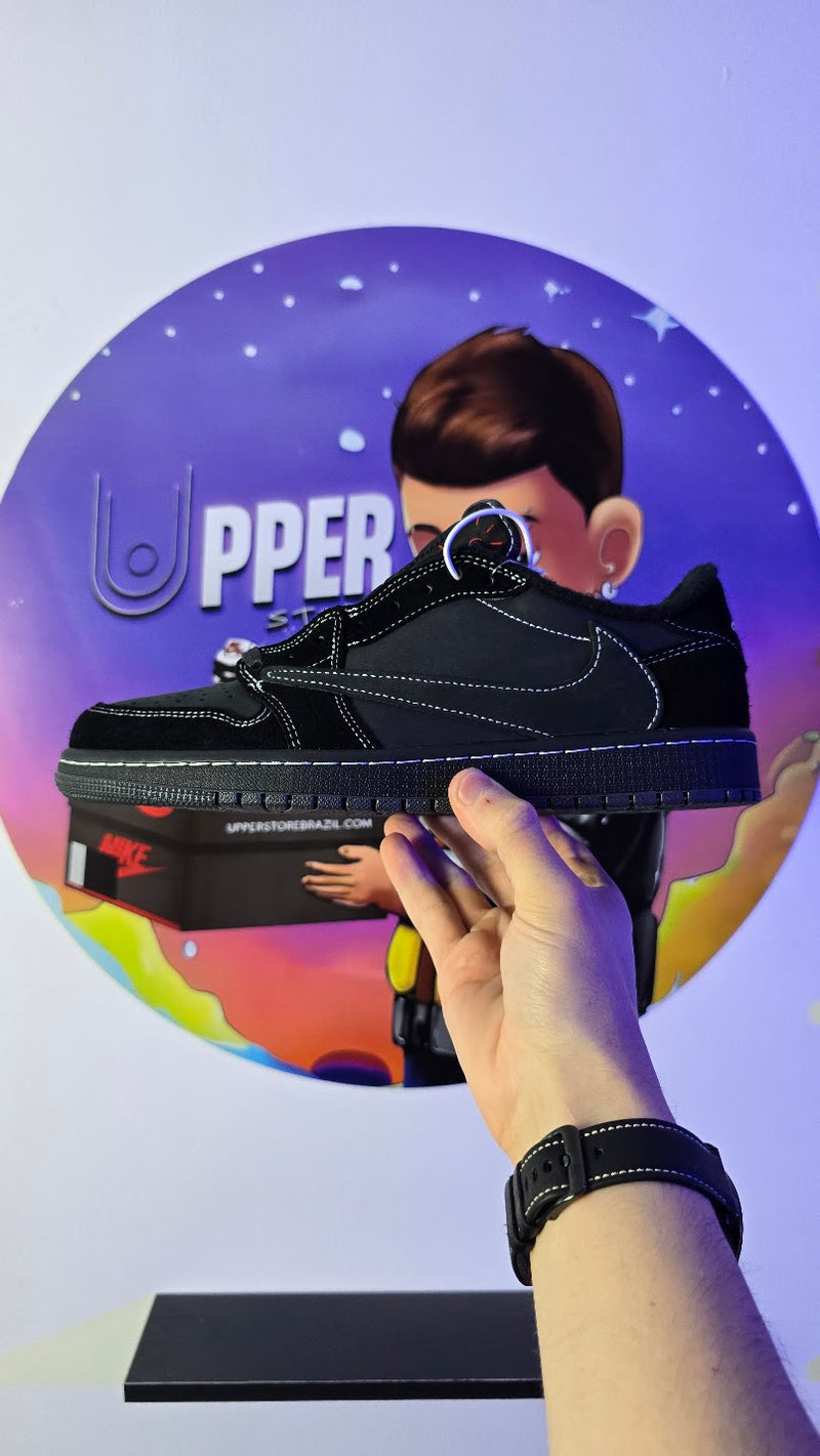 Nike Air Jordan 1 Low x Travis Scott "Black Phantom" (PRONTA ENTREGA)