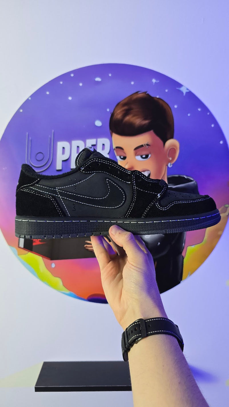 Nike Air Jordan 1 Low x Travis Scott "Black Phantom" (PRONTA ENTREGA)