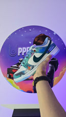 Dunk Low Sb X Futura Laboratories - White And Geode Teal (PRONTA ENTREGA)