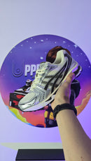 Asics Gel 1130 Escaravelho Creme Branco Prata Preto (PRONTA ENTREGA)