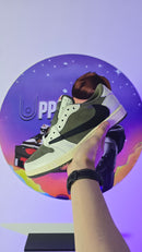 Tênis Air Jordan 1 Low Og Sp x Travis Scott Medium Olive Verde (PRONTA ENTREGA)