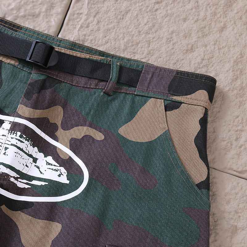 Calça Corteiz Cargo Camuflada