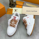 Louis Vuitton LV Trainer White Red