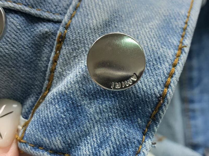 Calça Amiri Jeans Staggered Logo