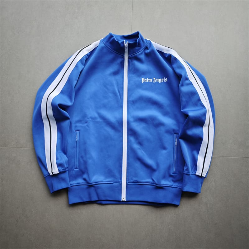 Jaqueta Palm Angels Logo Royal Blue