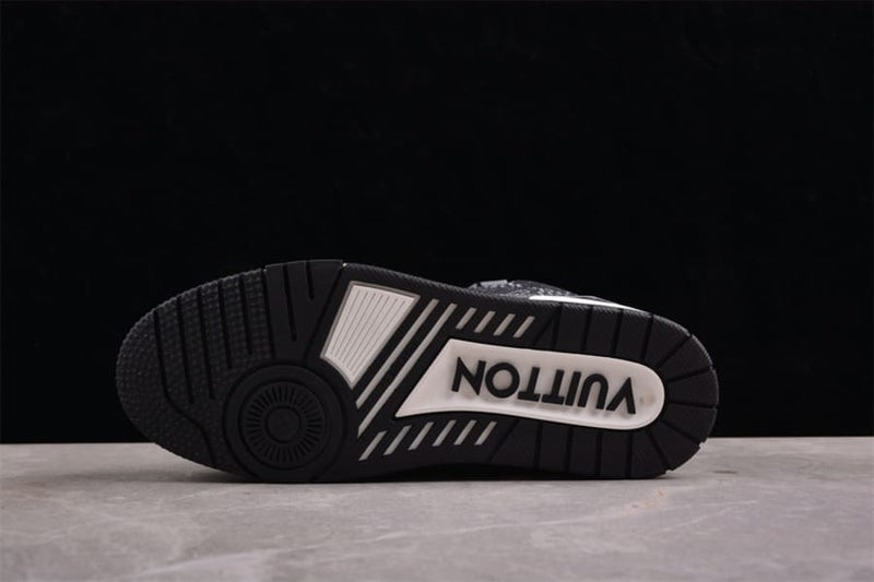 Louis Vuitton LV Trainer Black Damier 3D Denim