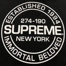 Moletom Supreme Immortal Heather Black