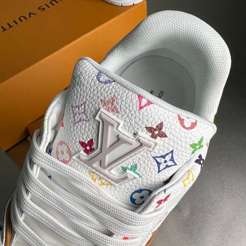 Louis Vuitton LV Trainer x Takashi  Murakami White