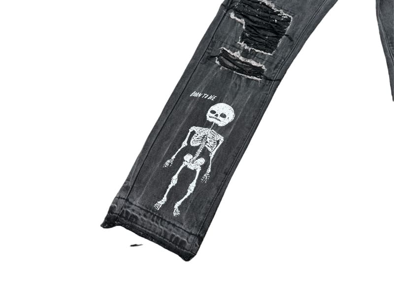 Calça Jeans Gallery Dept. Skull Black