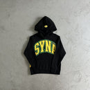 Conjunto Syna World College Logo Preto/Amarelo