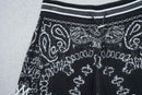 Amiri Bandana Crochet Basketball Shorts