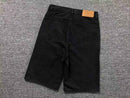Shorts Corteiz Alcatraz Denim Washed Black