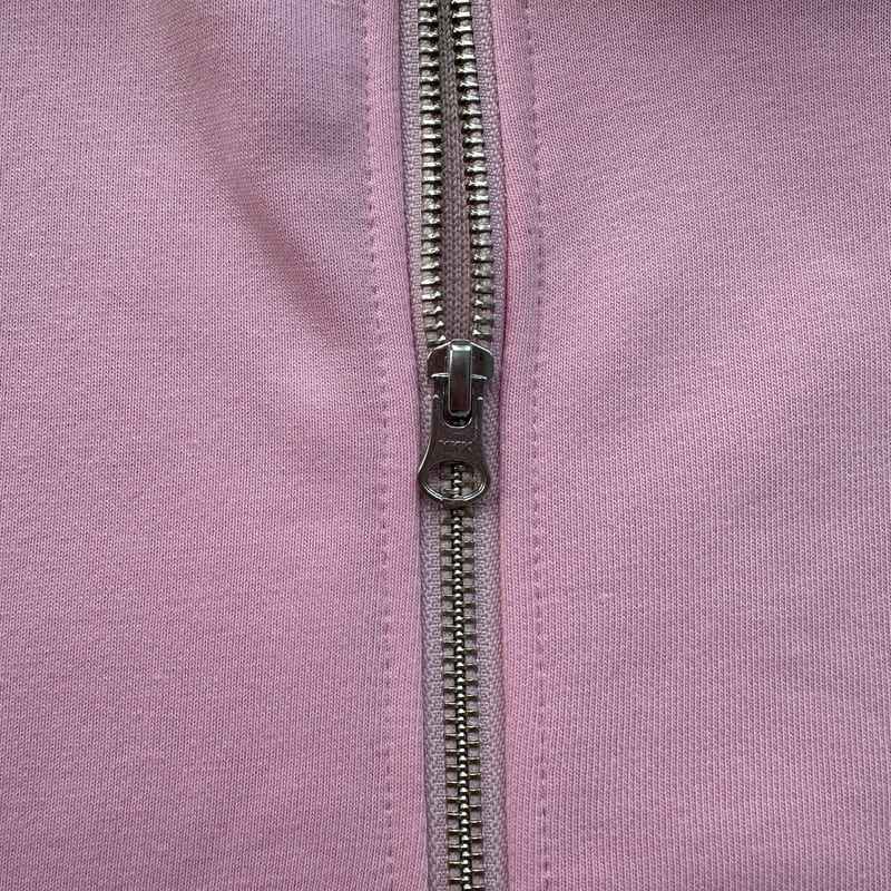 Jaqueta Corteiz Hybrid Knit Alcatraz Rosa