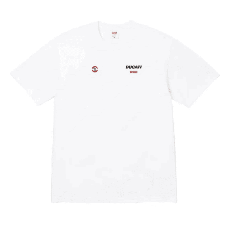 Camiseta Supreme Ducati Logo White