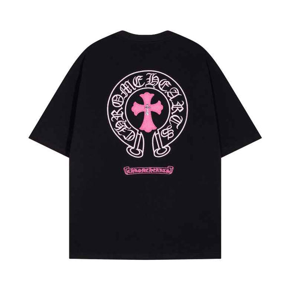 Camiseta Chrome Hearts Pink Cross