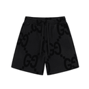 Bermuda Moletom Gucci GG Logo Preto