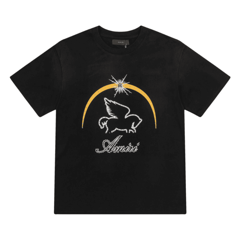 Camiseta Amiri Crystal Pegasus
