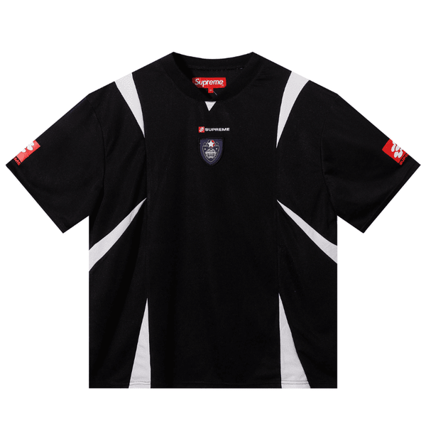 Camiseta Supreme Crest Soccer Jersey Black